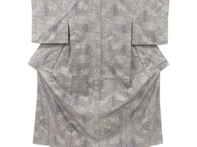 JAPANESE KIMONO / DORO OSHIMA TSUMUGI (7 maruki)